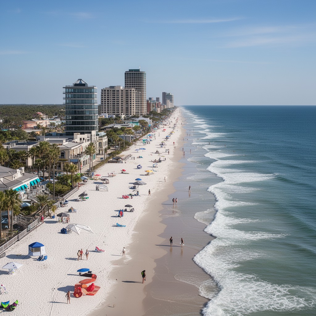 AI-generated illustration of Gulf Shores