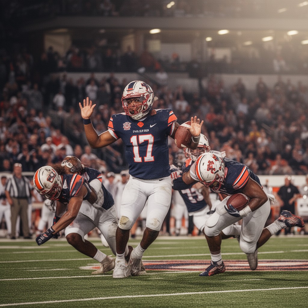 AI-generated illustration of Auburn Tigers football