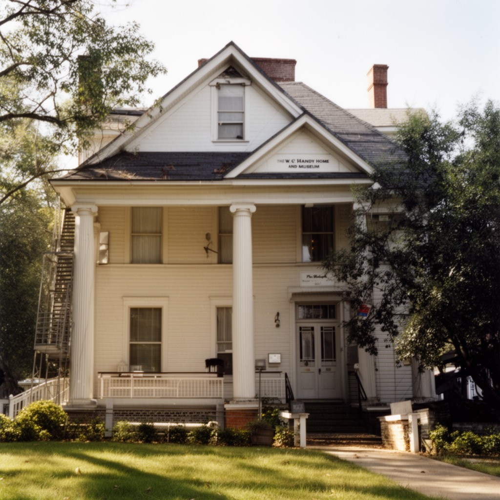 AI-generated illustration of W.C. Handy Home and Museum