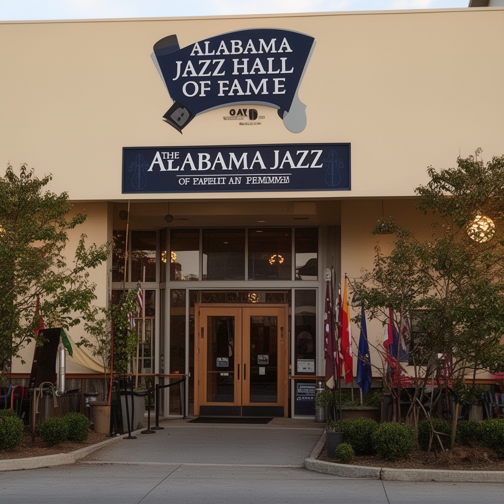 AI-generated illustration of Alabama Jazz Hall of Fame