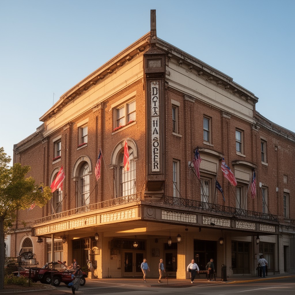 AI-generated illustration of Dothan Opera House