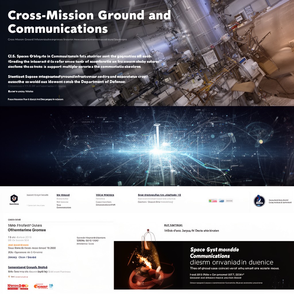 AI-generated illustration of Cross-Mission Ground and Communications