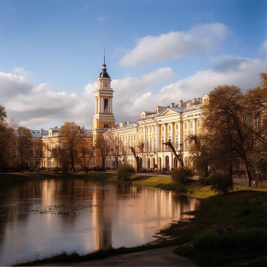 AI-generated illustration of founded the Smolny Institute for Noble Maidens