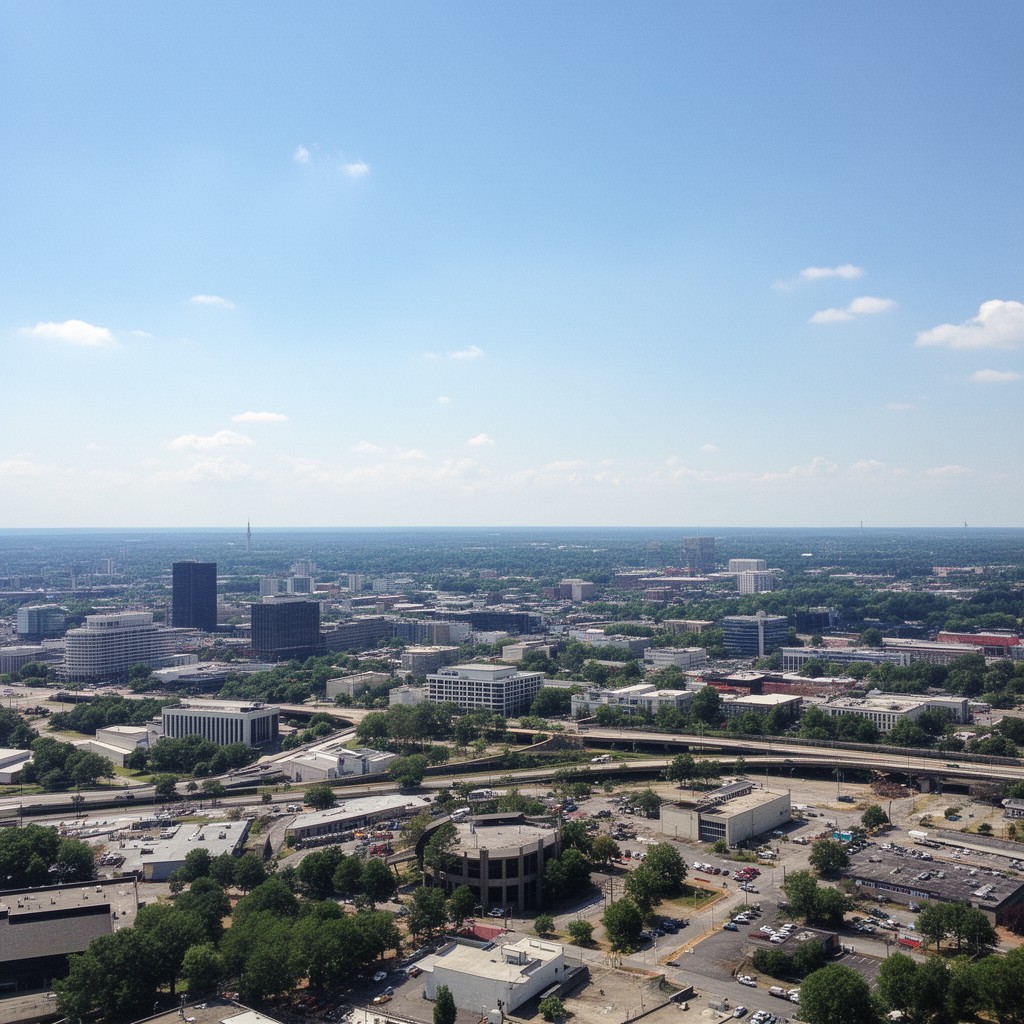 AI-generated illustration of Southside of Atlanta metropolitan area
