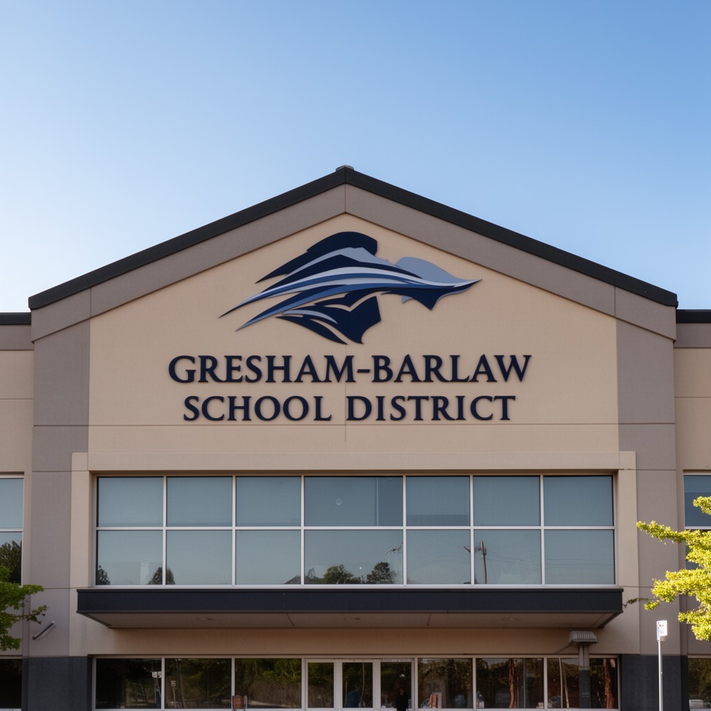 AI-generated illustration of Gresham-Barlow School District