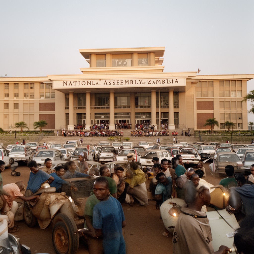 AI-generated illustration of National Assembly of Zambia