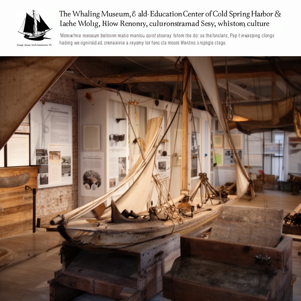 AI-generated illustration of The Whaling Museum & Education Center of Cold Spring Harbor