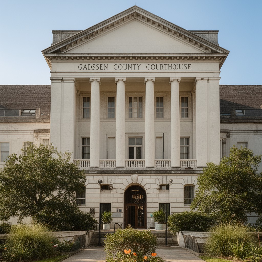 AI-generated illustration of Gadsden County Courthouse
