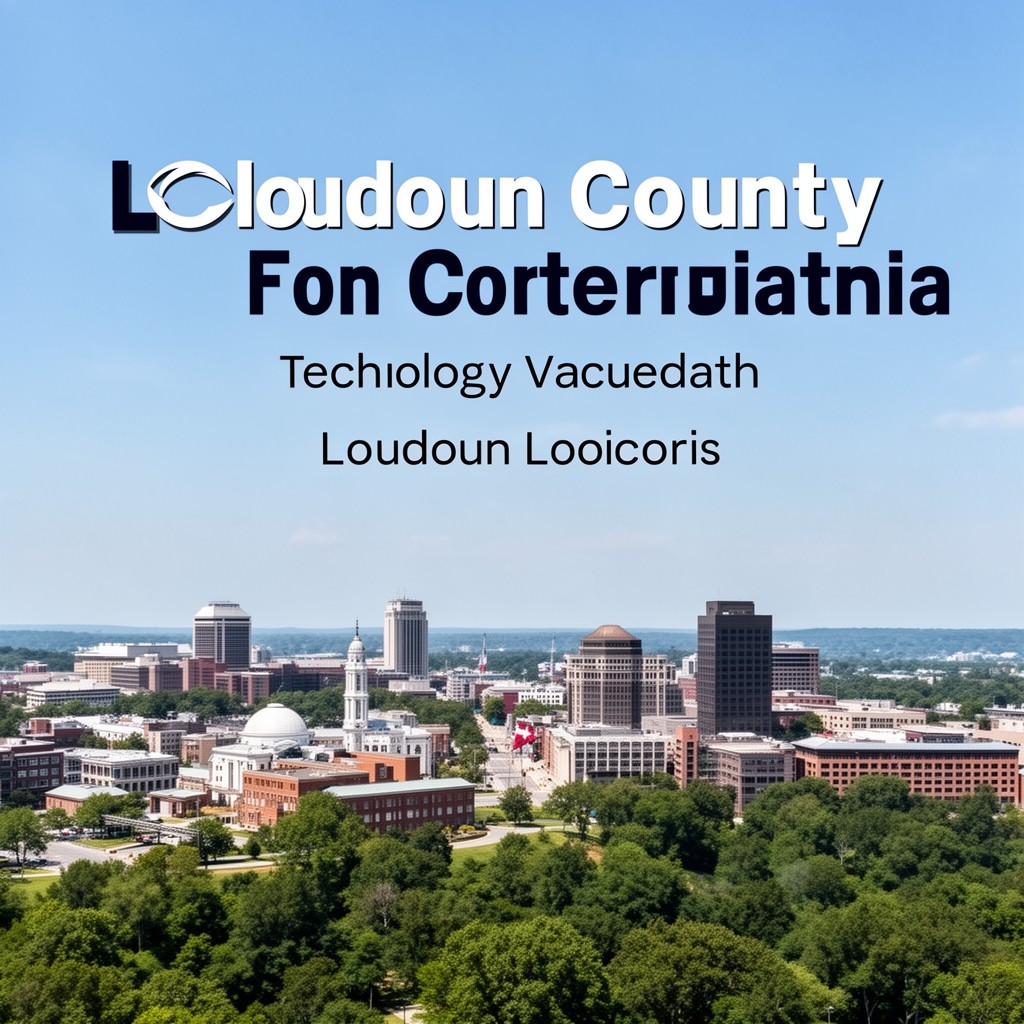 AI-generated illustration of Loudoun County, Virginia