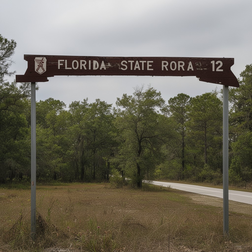 AI-generated illustration of Florida State Road 12