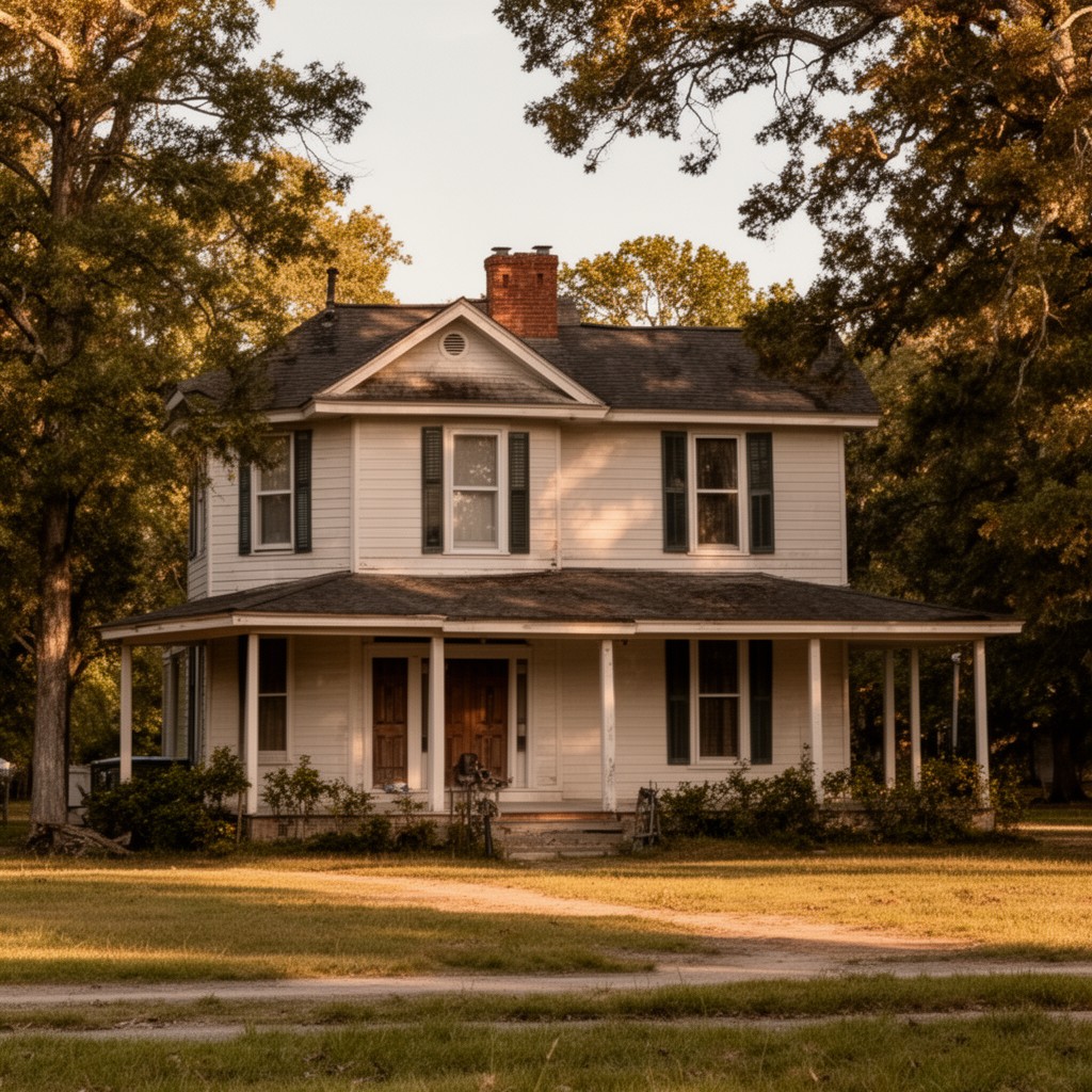 AI-generated illustration of E. B. Shelfer House