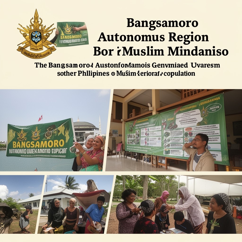 AI-generated illustration of Bangsamoro Autonomous Region in Muslim Mindanao
