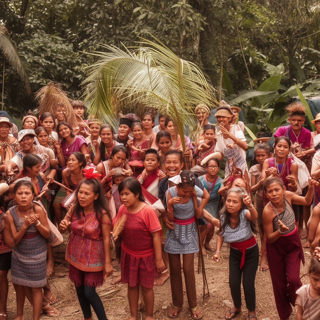 AI-generated illustration of Lumad