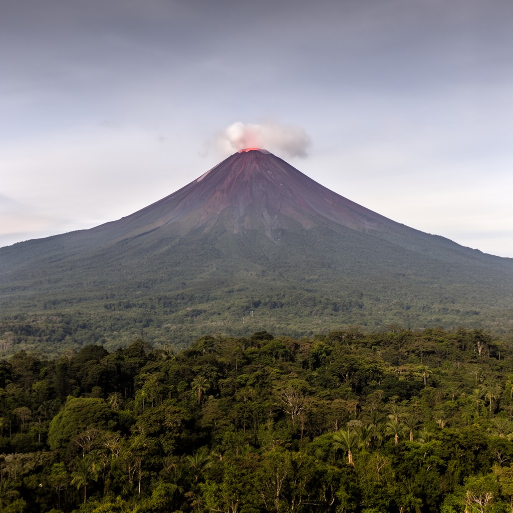 AI-generated illustration of Mount Apo