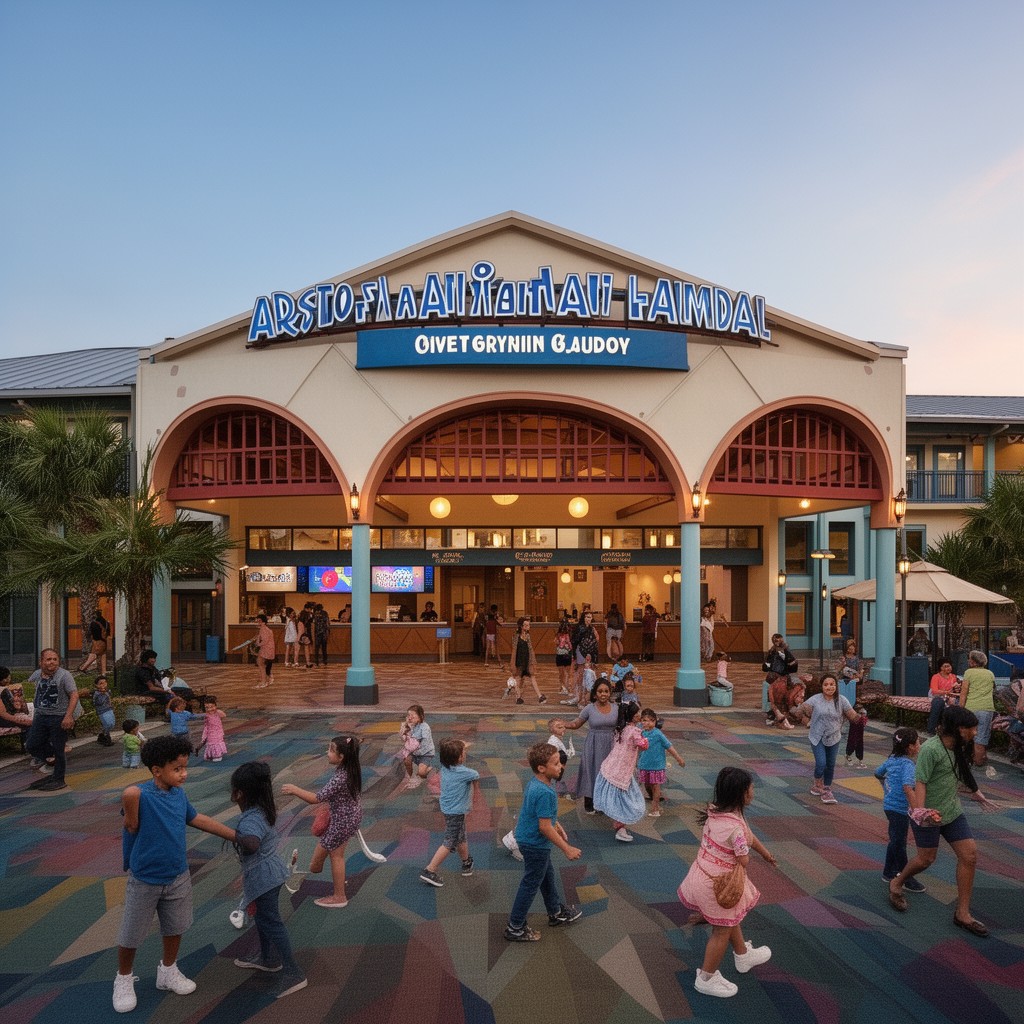 AI-generated illustration of Animation Hall