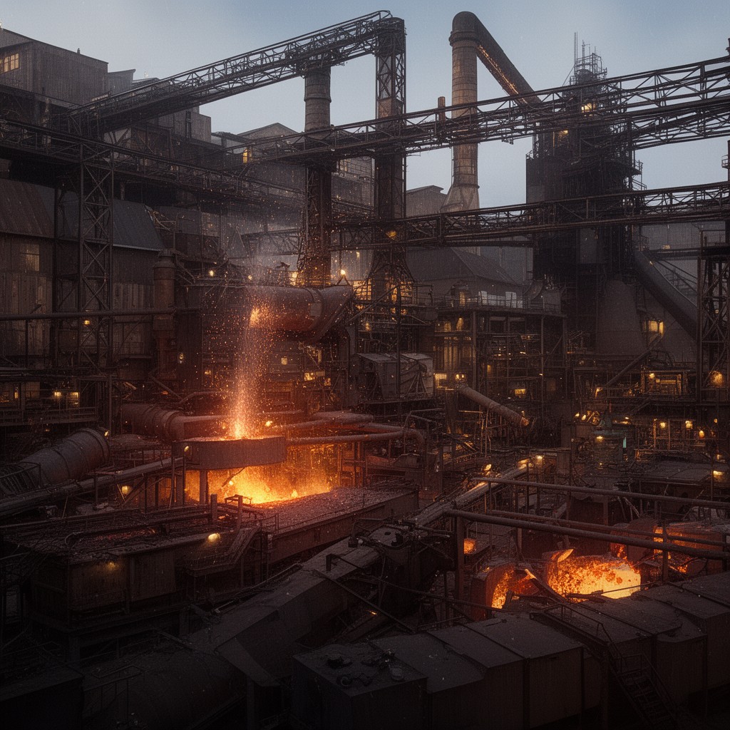 AI-generated illustration of National Steel Company