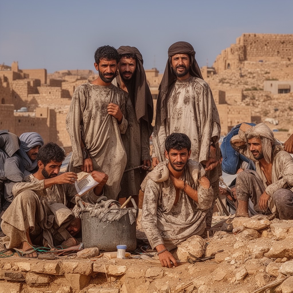 AI-generated illustration of Yemeni