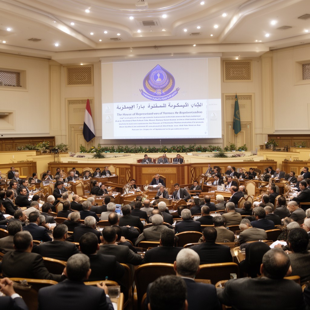 AI-generated illustration of House of Representatives of Yemen
