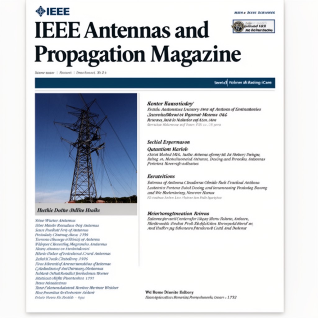 AI-generated illustration of IEEE Antennas and Propagation Magazine