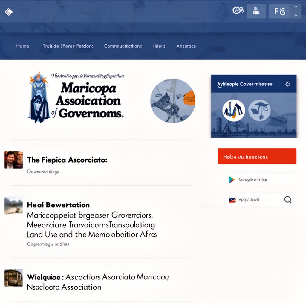 AI-generated illustration of Maricopa Association of Governments