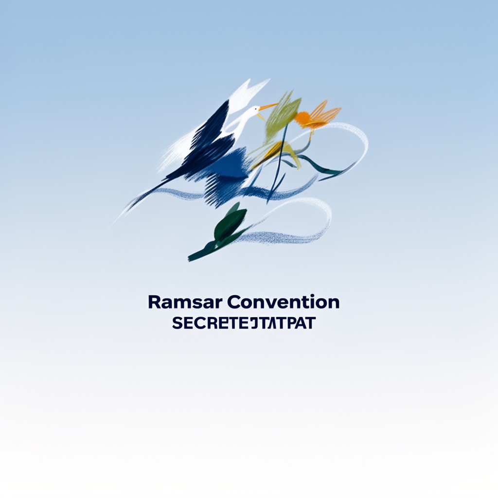 AI-generated illustration of Ramsar Convention Secretariat