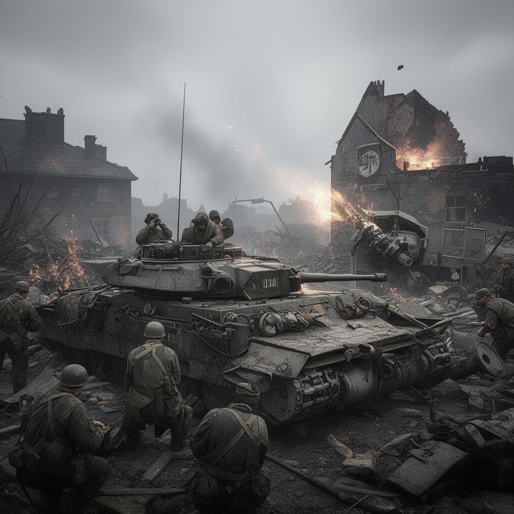 AI-generated illustration of Das Reich Division