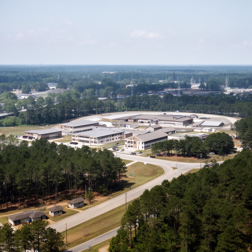 AI-generated illustration of Fort Eisenhower, Georgia