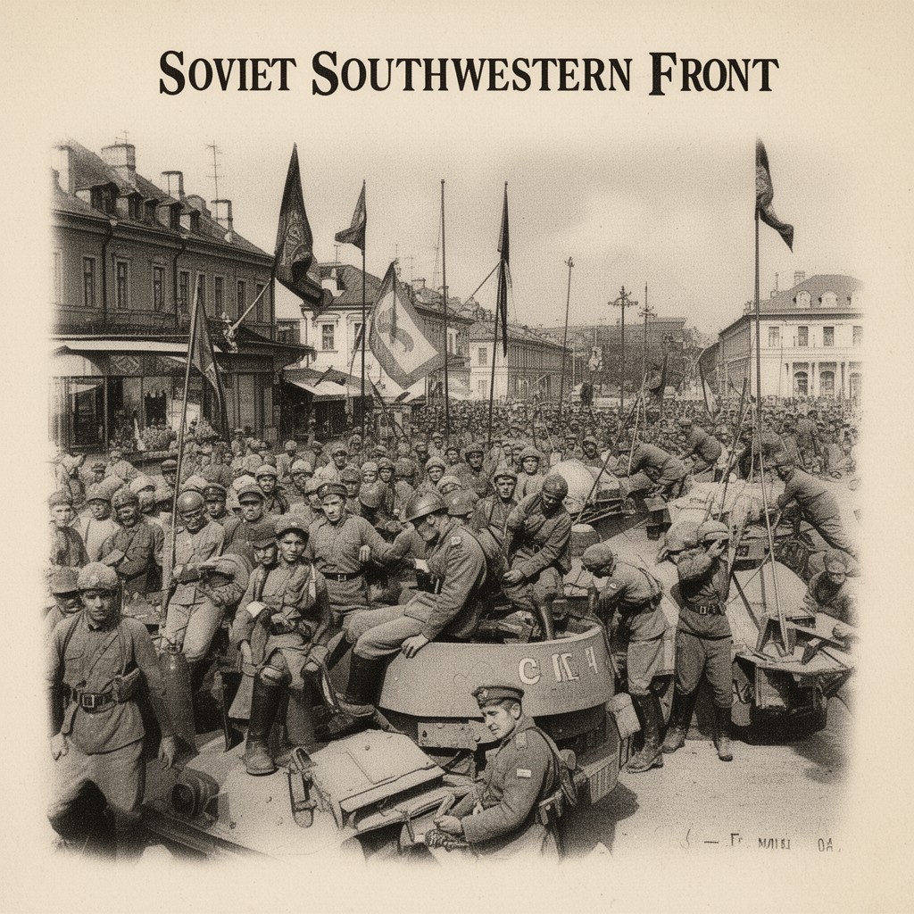 AI-generated illustration of Soviet Southwestern Front