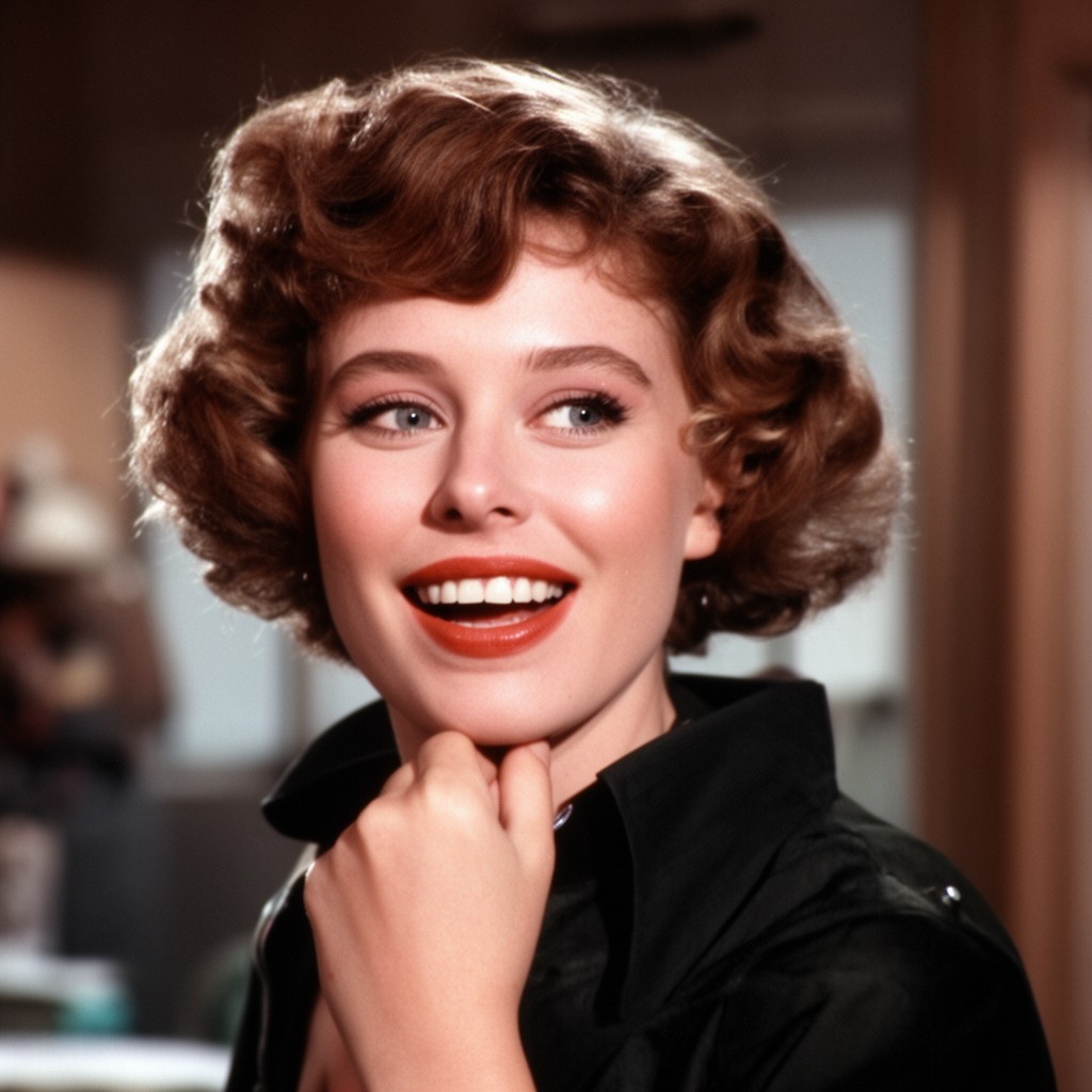 AI-generated illustration of Kathryn Grant