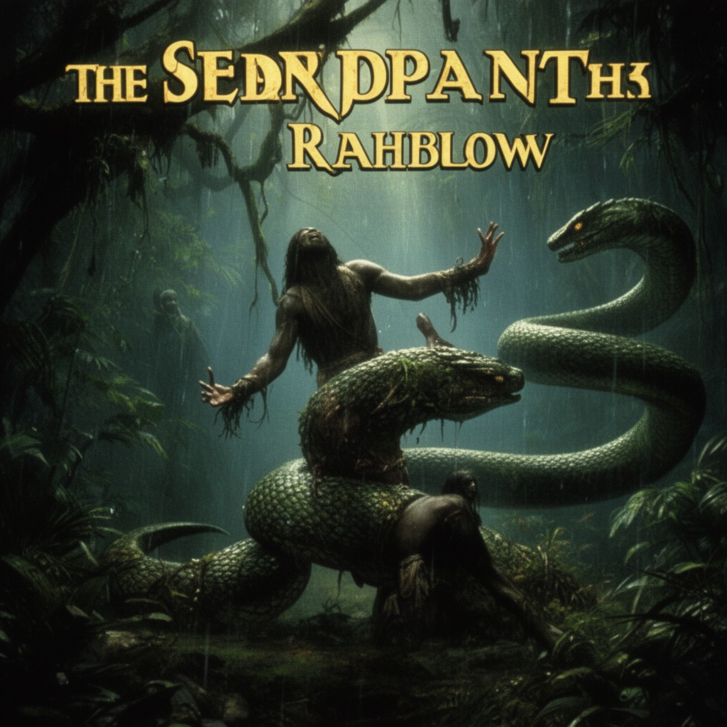 AI-generated illustration of The Serpent and the Rainbow