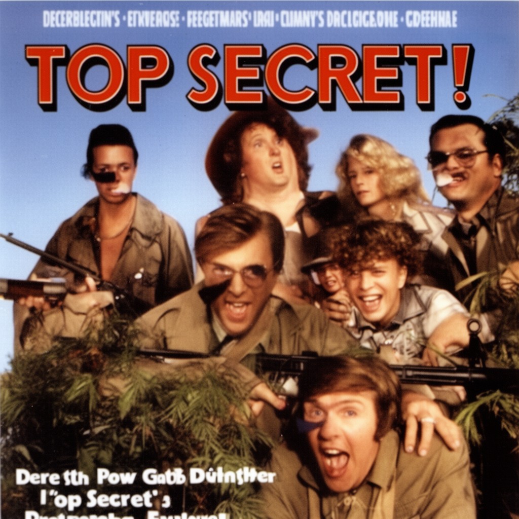 AI-generated illustration of Top Secret!