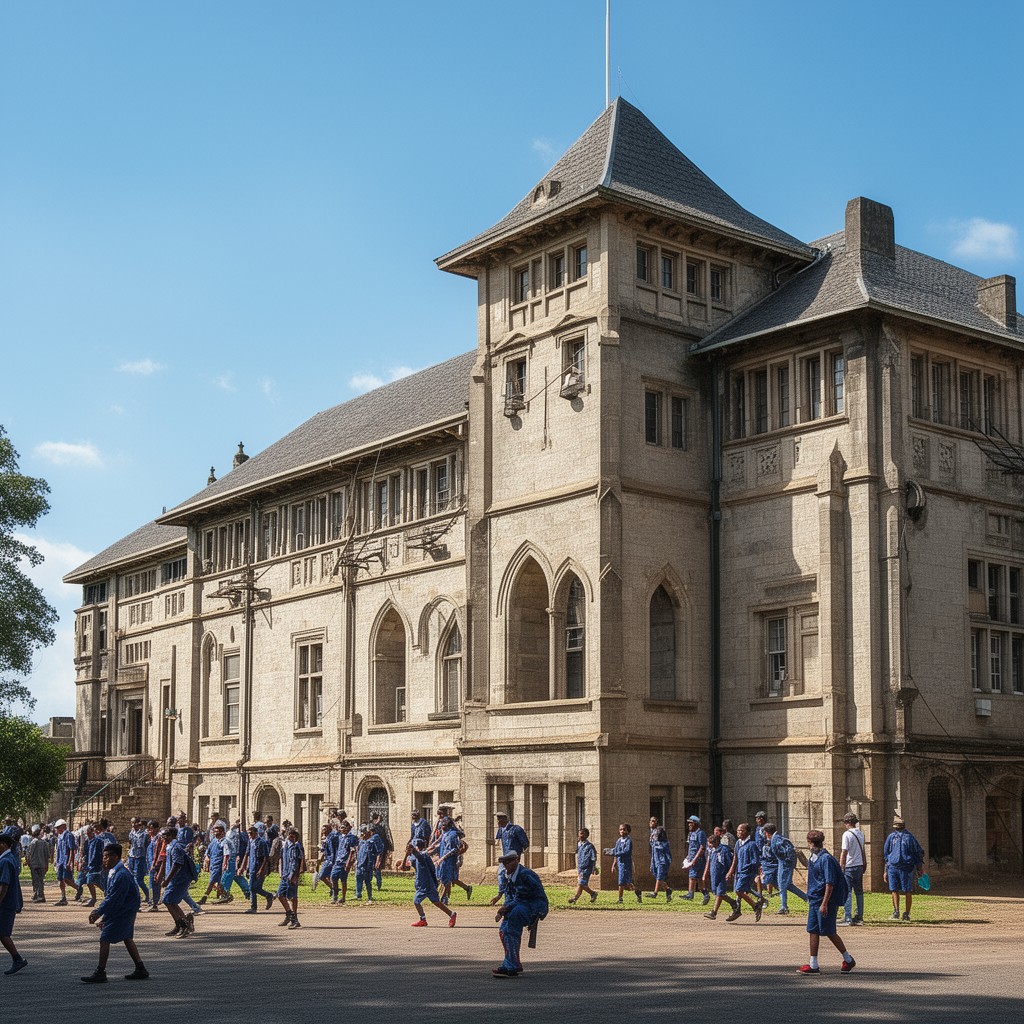 AI-generated illustration of Durban High School