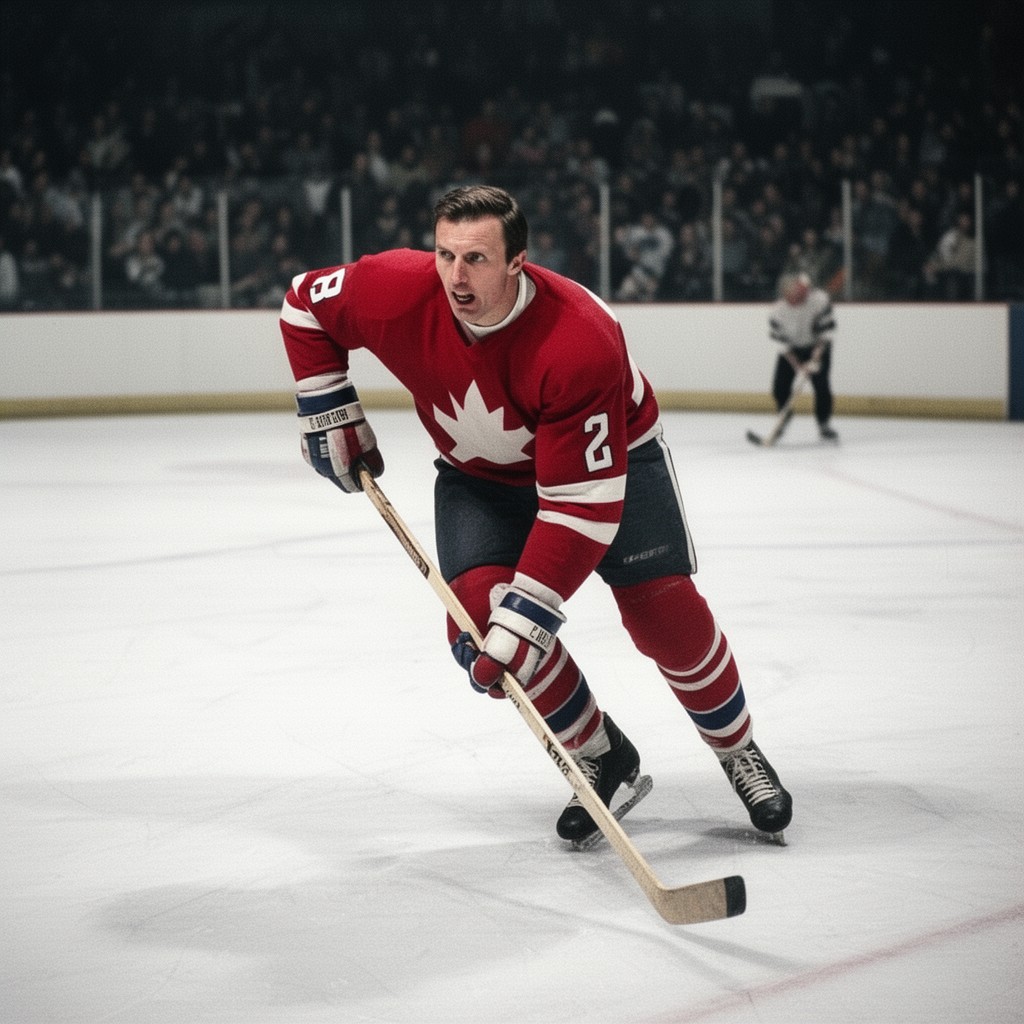 AI-generated illustration of Phil Esposito