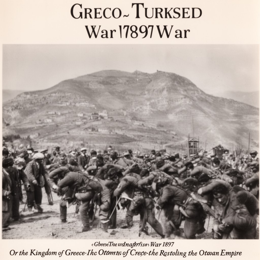 AI-generated illustration of Greco-Turkish War (1897)