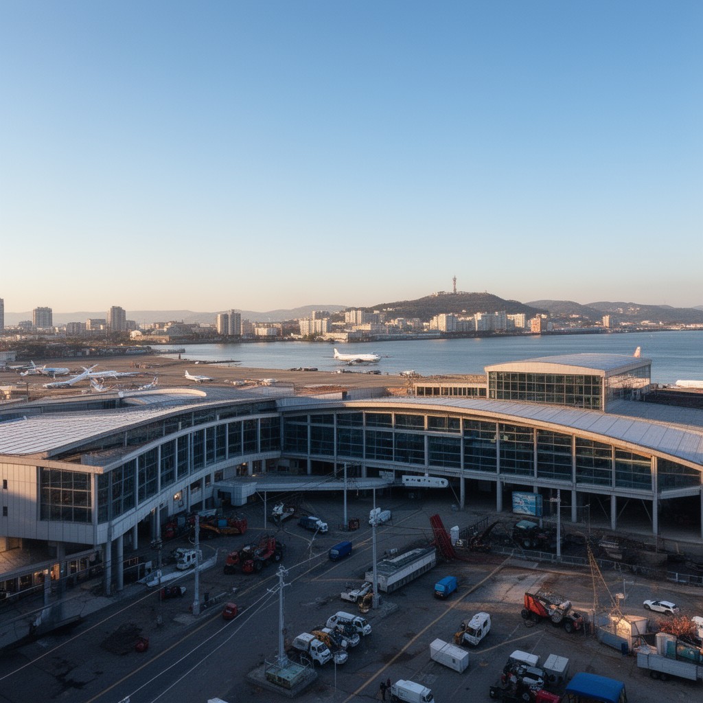 AI-generated illustration of Vladivostok International Airport