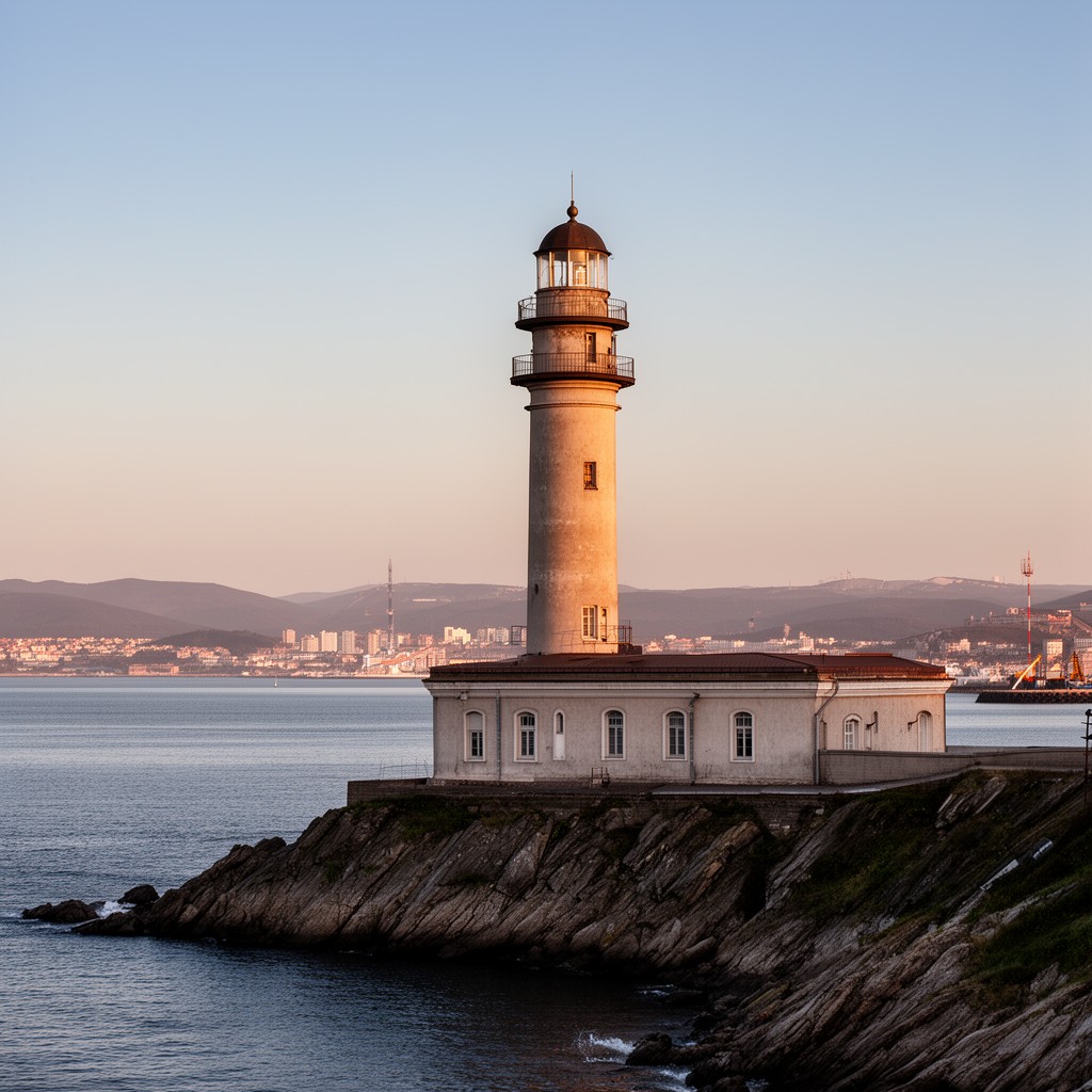 AI-generated illustration of Tokarevsky Lighthouse