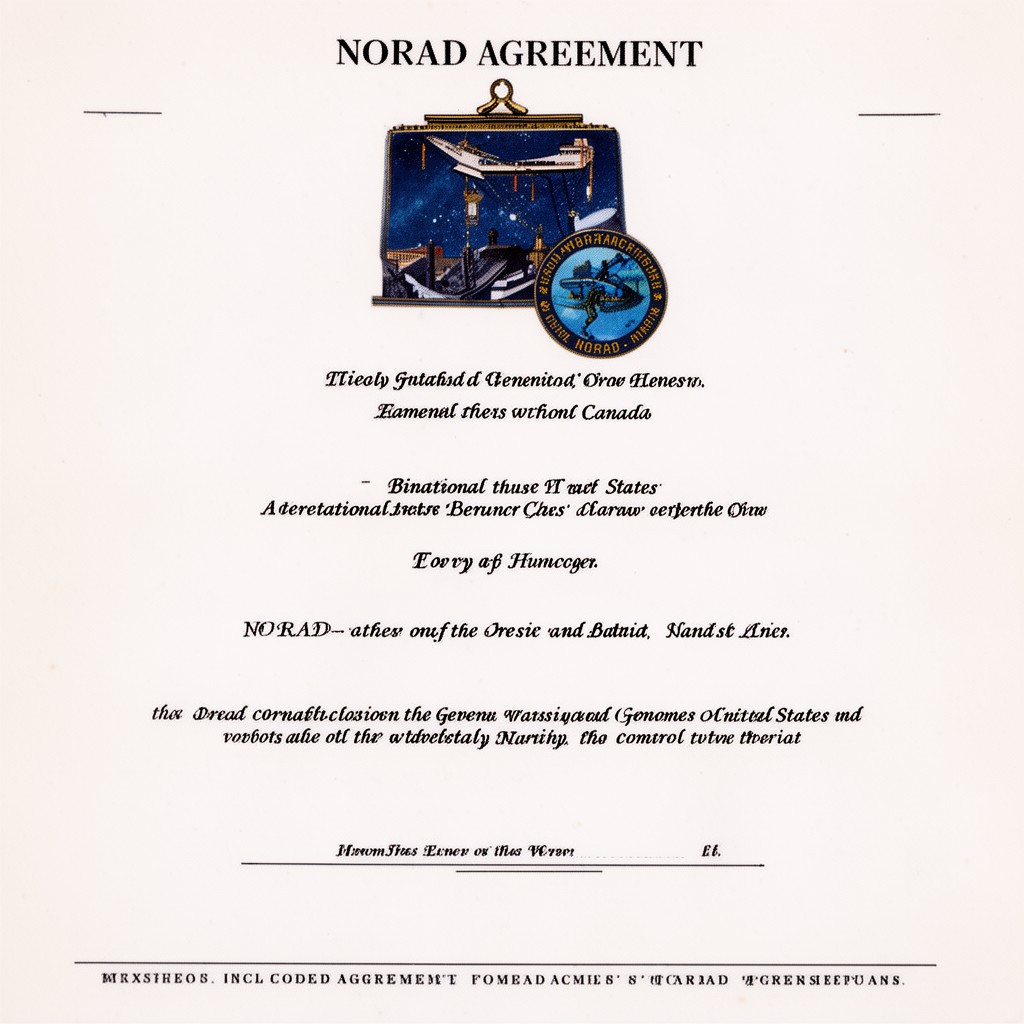 AI-generated illustration of NORAD Agreement
