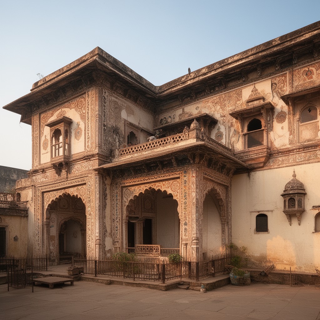 AI-generated illustration of Birbal’s House