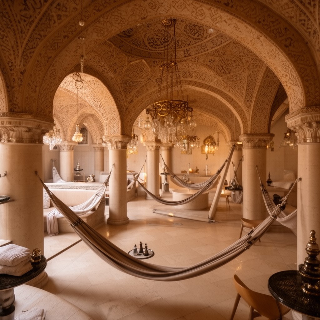 AI-generated illustration of Hammam