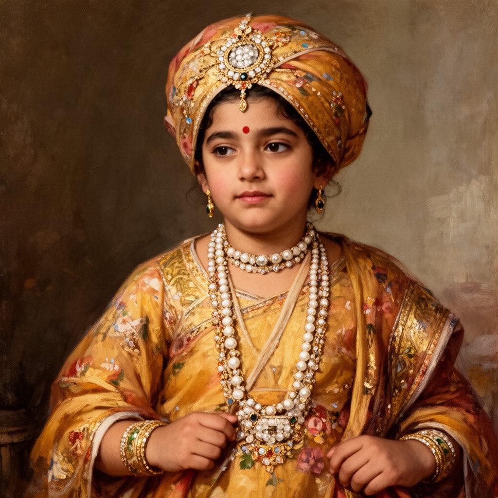 AI-generated illustration of Maharani Jind Kaur