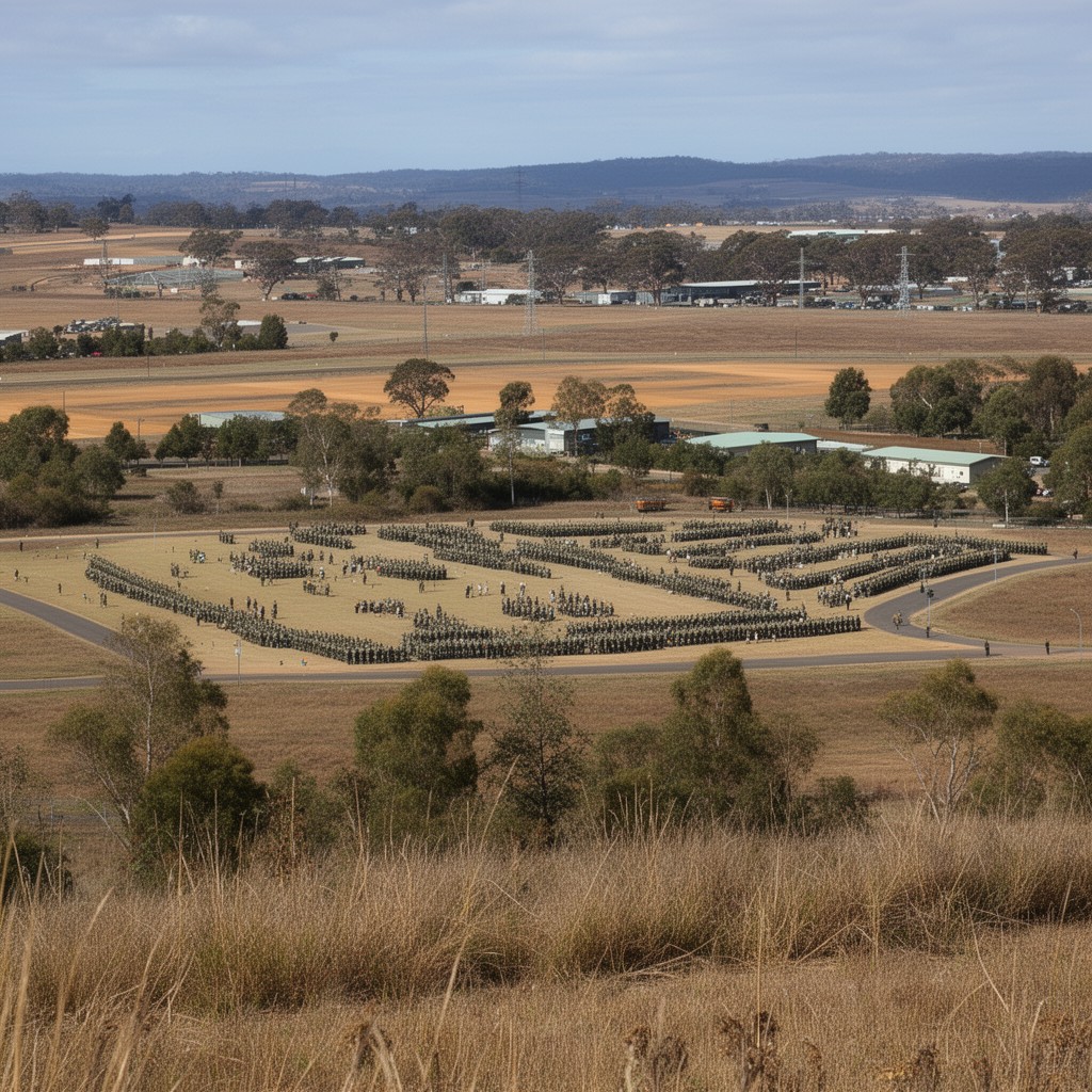 AI-generated illustration of Singleton Military Area