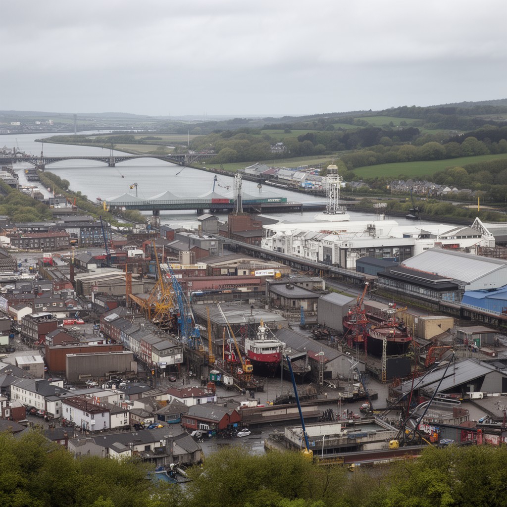 AI-generated illustration of Aberavon (UK Parliament constituency)