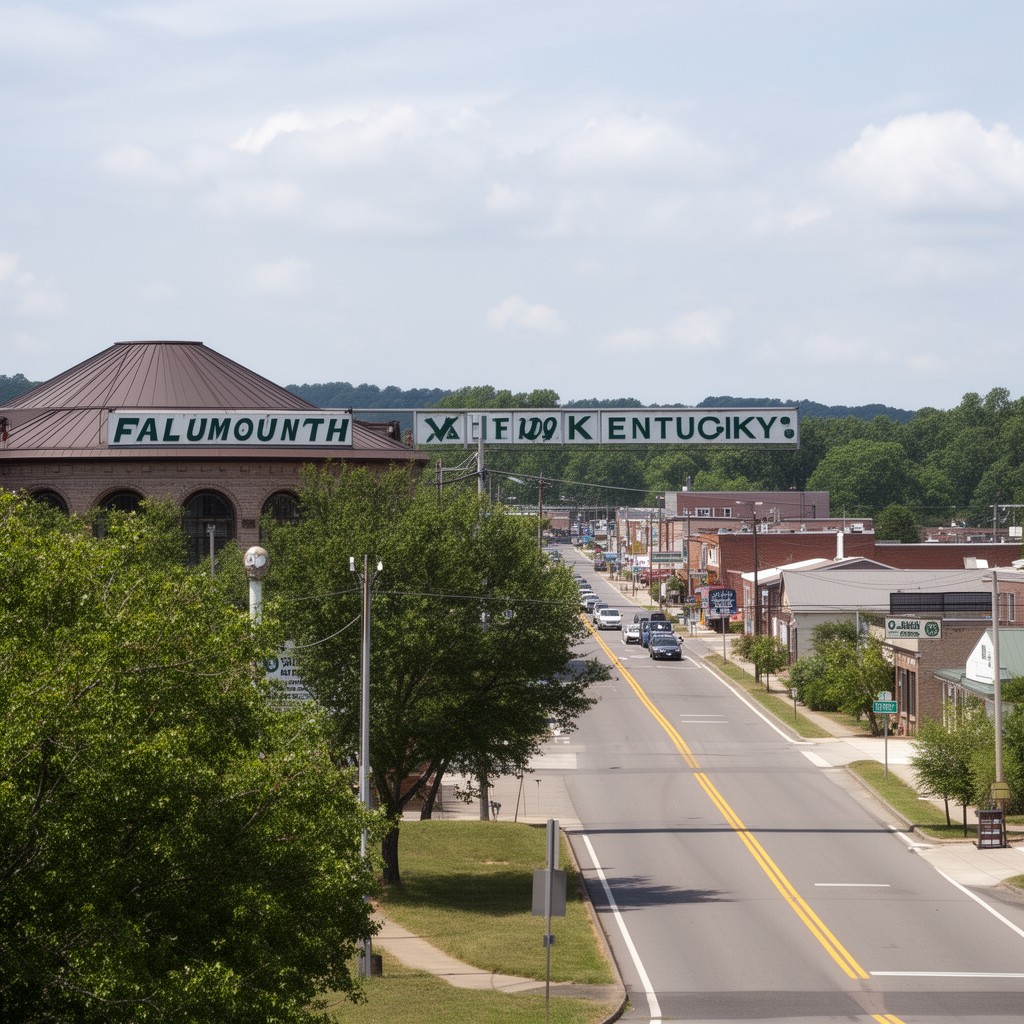 AI-generated illustration of Falmouth, Kentucky, United States