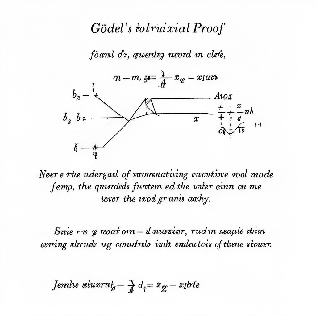 AI-generated illustration of Gödel's ontological proof