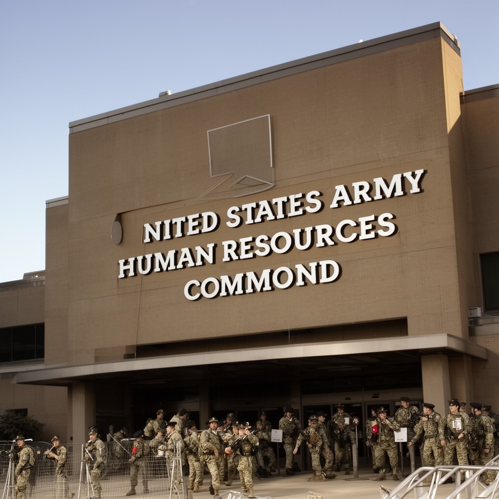 AI-generated illustration of United States Army Human Resources Command