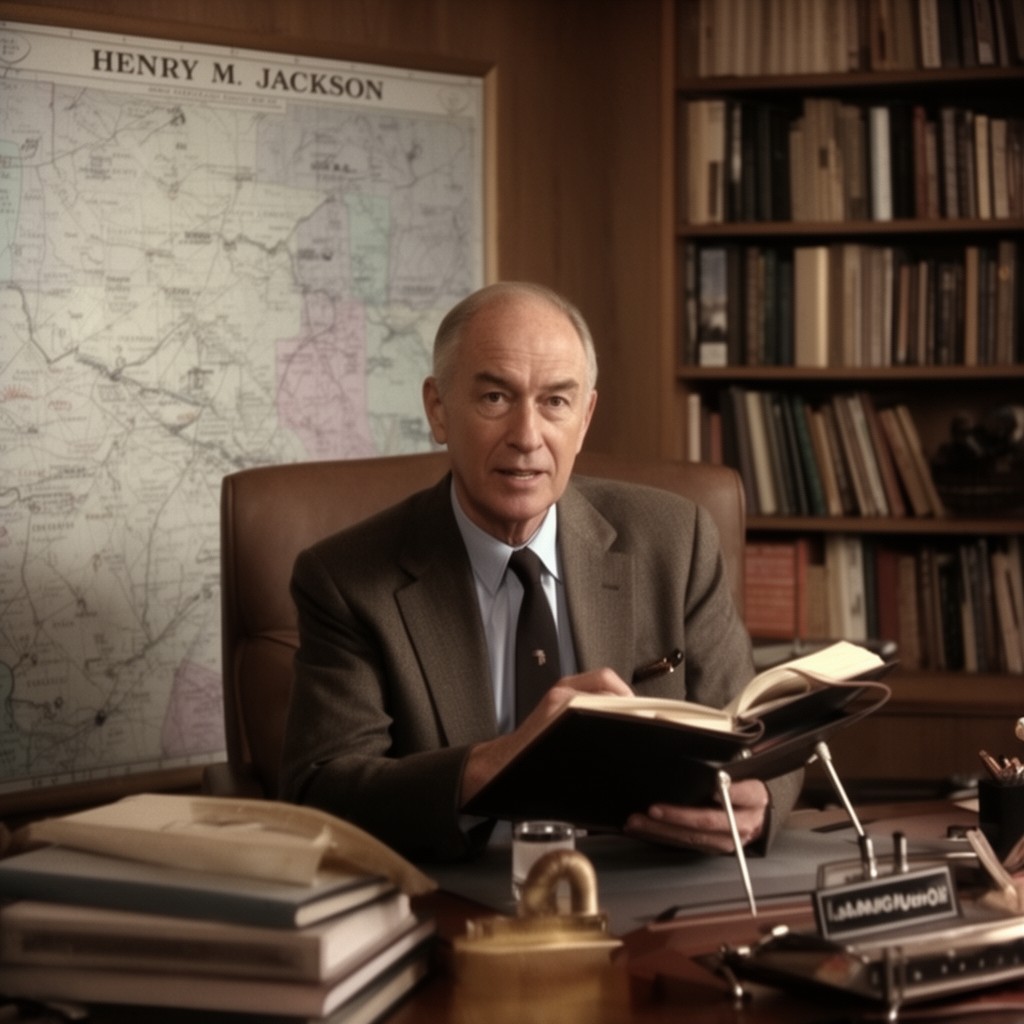 AI-generated illustration of Henry M. Jackson