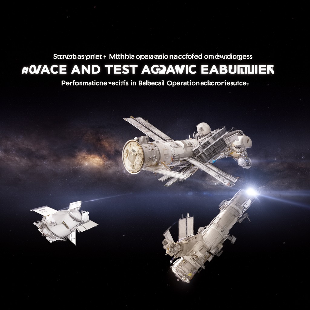 AI-generated illustration of space test and evaluation