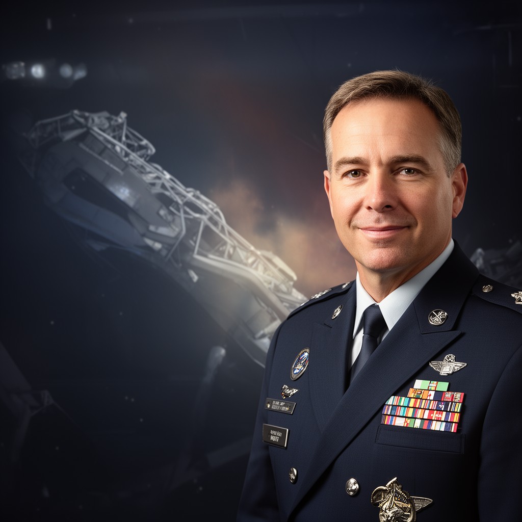 AI-generated illustration of Lt. Gen. Philip A. Garrant