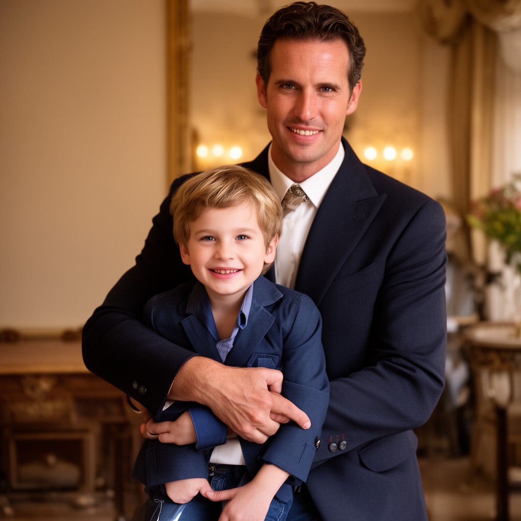 AI-generated illustration of Prince Nicolas of Belgium