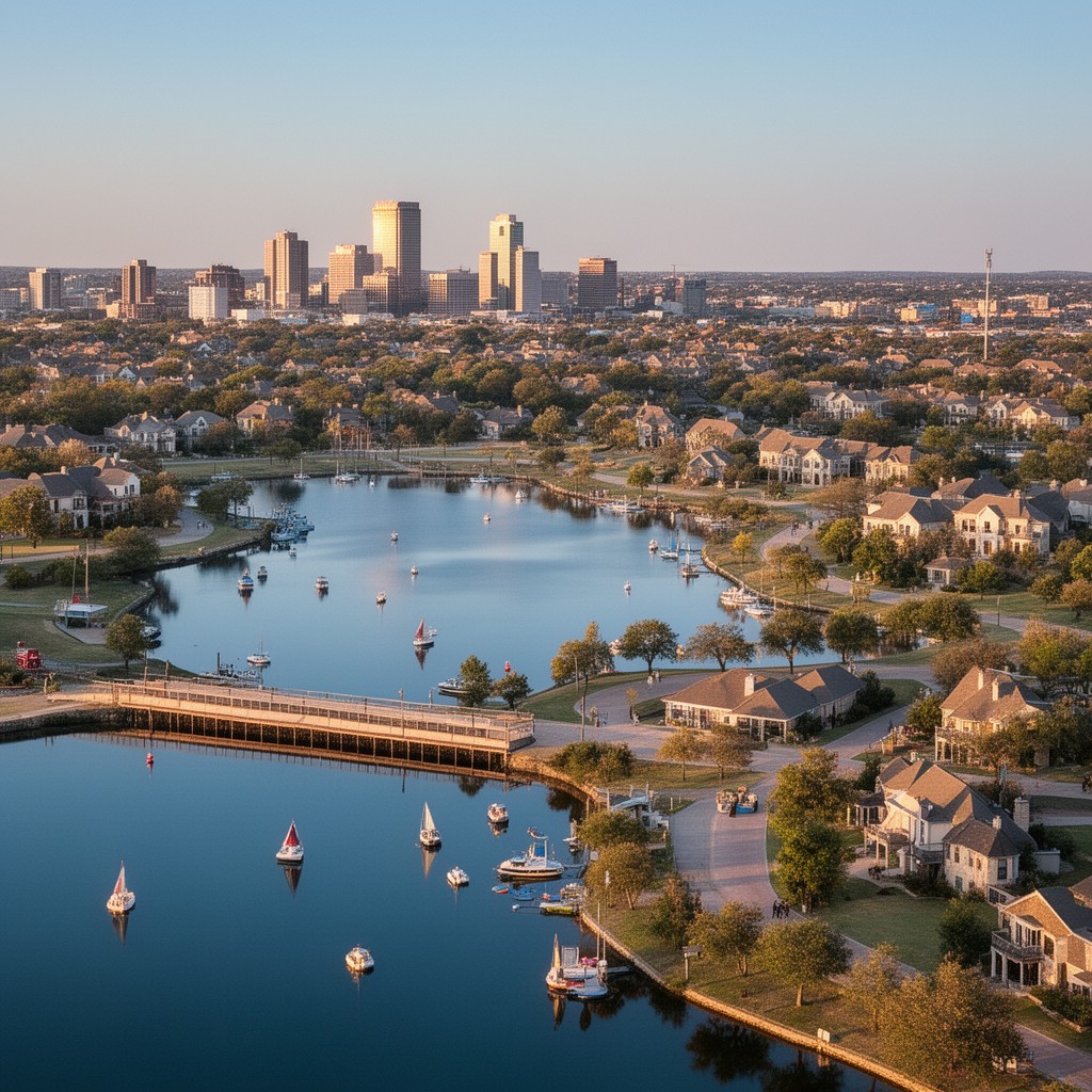 AI-generated illustration of City of The Colony, Texas